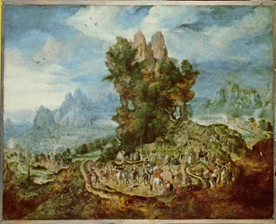 A Crucificação. Óleo (pintura a óleo)