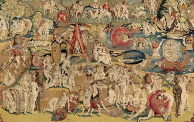 The Garden of Earthly Delights. ca. 1560 (tapeçaria)
