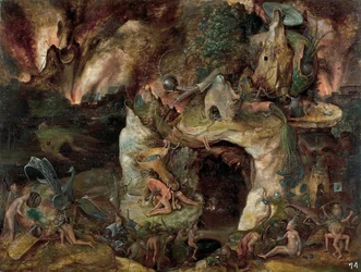 "Paysage des enfers" (Paisagem Inferna) Peinture de l