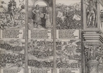 O noivado de Maria da Borgonha, jovem Maximiliano, A luta pelo sucesso da Borgonha..., 1515.