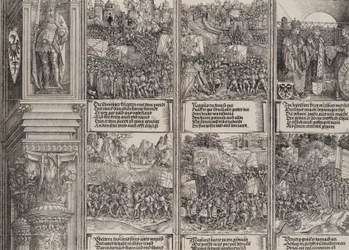 O casamento de Filipe, o Belo, com Joana da Áustria, Maximiliano reconquista o T..., 1515.