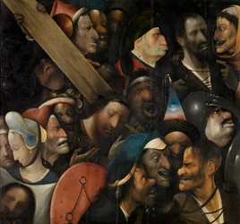Cristo carregando a cruz, c.1510 -16 (óleo sobre painel)