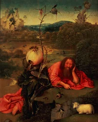 São João Batista em Meditação (óleo sobre painel)