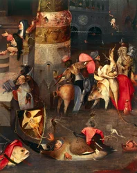 Tríptico da Tentação de Santo António (painel central)