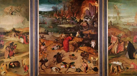 Tríptico da tentação de Santo Antão