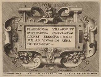 Página de rosto de «Praediorum Villarum»
