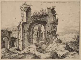 Vista dos Banhos de Caracalla