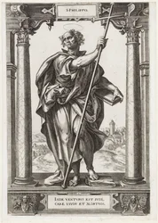 H. Philip
S. Philippvs (título sobre o objecto)
Cristo e os doze apóstolos, e São Paulo (título da série)