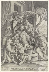 Sagrada Família com Isabel e João Batista, depois de Denys Calvaert, 1563 - antes de 1611