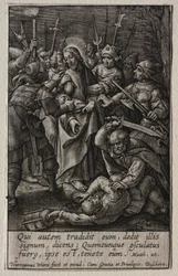 A paixão: a traição de Cristo.