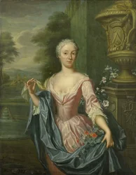 Retrato de Claudine van Royen (nascido em 1712), esposa de Pieter Teding van Berkhout