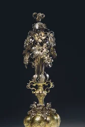 Taça Medingen Minerva, c.1650 (prata e vermeil)