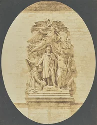[Pormenor de "Le Triomphe de 1810", de Jean-Pierre Cortot, Arco do Triunfo].
