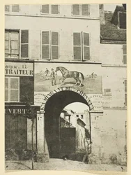 Sinal para um comerciante de cavalos