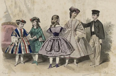 Untitled, abril de 1861 (gravura colorida à mão)