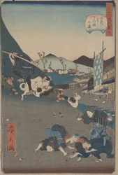 Vista de Nishi e Kazu Isaka Koishikawa, c. 1860 (o dt)