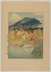 Outono em Hakkodasan, era Showa