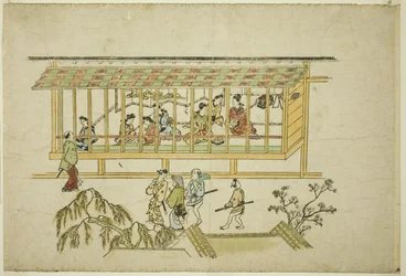 A House of Courtesans, da série "The Appearance of Yoshiwara (Yoshiwara no tei)"