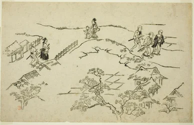 Emon Hill, da série "A Aparição de Yoshiwara (Yoshiwara no tei)"