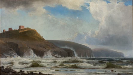 A costa a sul de Hammershus