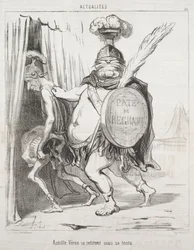 Atualidades: Aquiles se retirando para sua tenda, 1850.