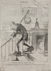 Número 128: Sr. Dupin em seus sapatinhos, 1850.