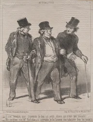 Atualidades No. 7: Parece-me que noto um cachorrinho ali que não é amordaçado! ..., 1852.