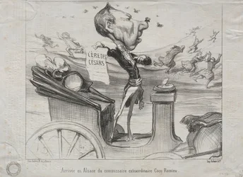 Atualidades nº 81: A chegada à Alsácia do comissário extraordinário Coco Romieu, 1850.