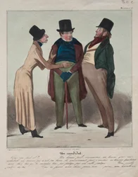 Placa 48 de Caricaturana: Um candidato, 1837.