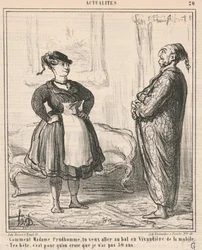 Como Madame Prudhomme... Como vivandière...