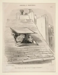 Deste lado, pode ver a torre de St. Jaques la Boucherie!