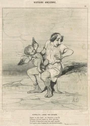 Hipólito banhado por Cupido