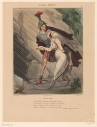 Caricatura de Enéas e Dido
Enée et Didon (título sobre o objecto)
Caricaturas de figuras da Antiguidade (título da série)
Histoire ancienne (título da série sobre o objecto)