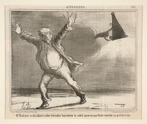M. Babinet decidindo ir e se extinguir
