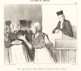 Sr. le Juge de paix a rendu sa décision...