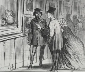 A Exposição de 1859 (placa 8): O pintor que tinha uma pintura recusou...