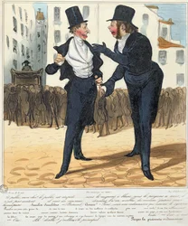 Os médicos homeopatas, de "La Caricature", 1837