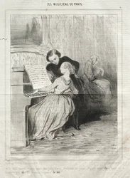 Os Músicos de Paris, ilustração 6: se você soubesse como é bonita !, 6 de março de 1841.