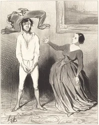 Une Femme comme moi... remettre un bouton?...