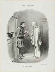 Um Pierrot depenado, prato 9 de Tout Ce Qu