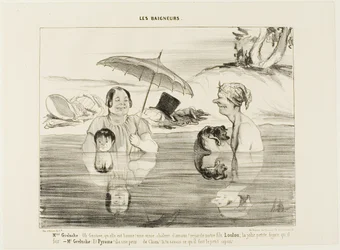 Madame Greluche: "Oh, Gustave, que bom! Um verdadeiro calor calmante! Olhem para o nosso filho Loulou, que cara tão gira que ele faz!" Sr. Greluche: "E o Píramo, tem medo, tem medo como um cão. Se soubesses o que ele está a fazer neste momento, o pequeno p