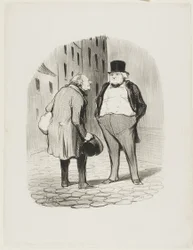 O burguês e o seu alfaiate, prato 5 de Les Bons Bourgeois