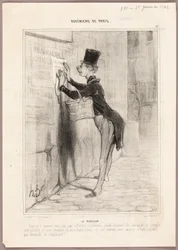 O Homem do Cartaz, chapa 17 de Bohémiens de Paris