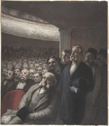 Um público de teatro