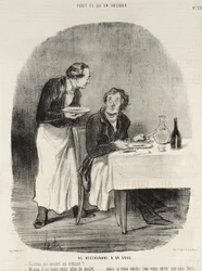No restaurante por 32 sous