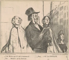 Foi Molière que estava neste monumento...