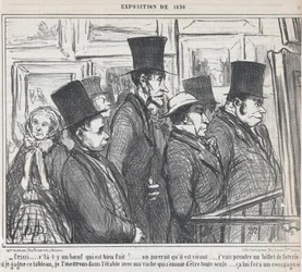 Cristi, que boi tão bem feito!..., da Exposição de 1859, publicado em Le Charivari, 4 de maio de 1859