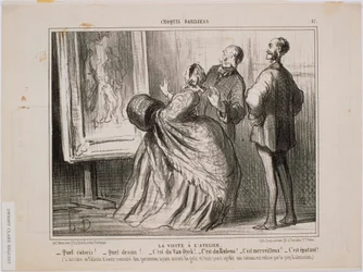 Esboços parisienses: A visita ao atelier: Que colorido! Que desenho! É Van Dyck