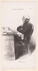 Caricatura de Jean-Joseph Rousseau