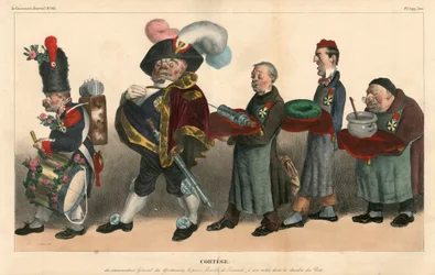 A Caricatura (1830) Política, Satírico em Cores